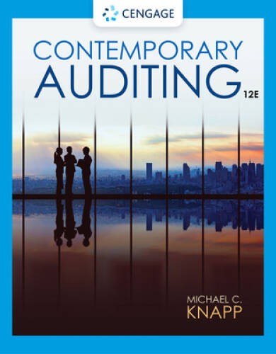 Contemporary Auditing – Paperback By Knapp, Michael C. – VERY GOOD