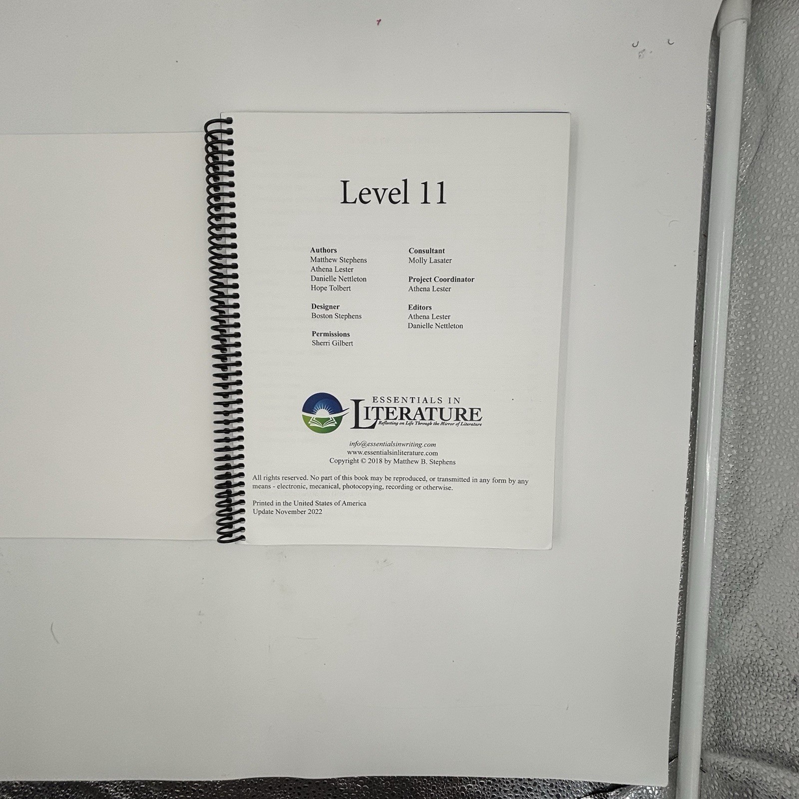 Essentials in Literature Grade 11 Student Textbook Homeschool Curriculum