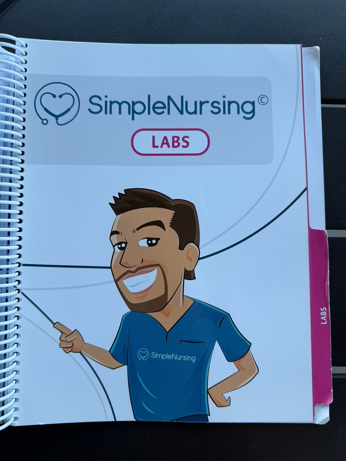 Simple Nursing Study Guide Volumes 1 and 2 Collection Good Used Spiral Bound