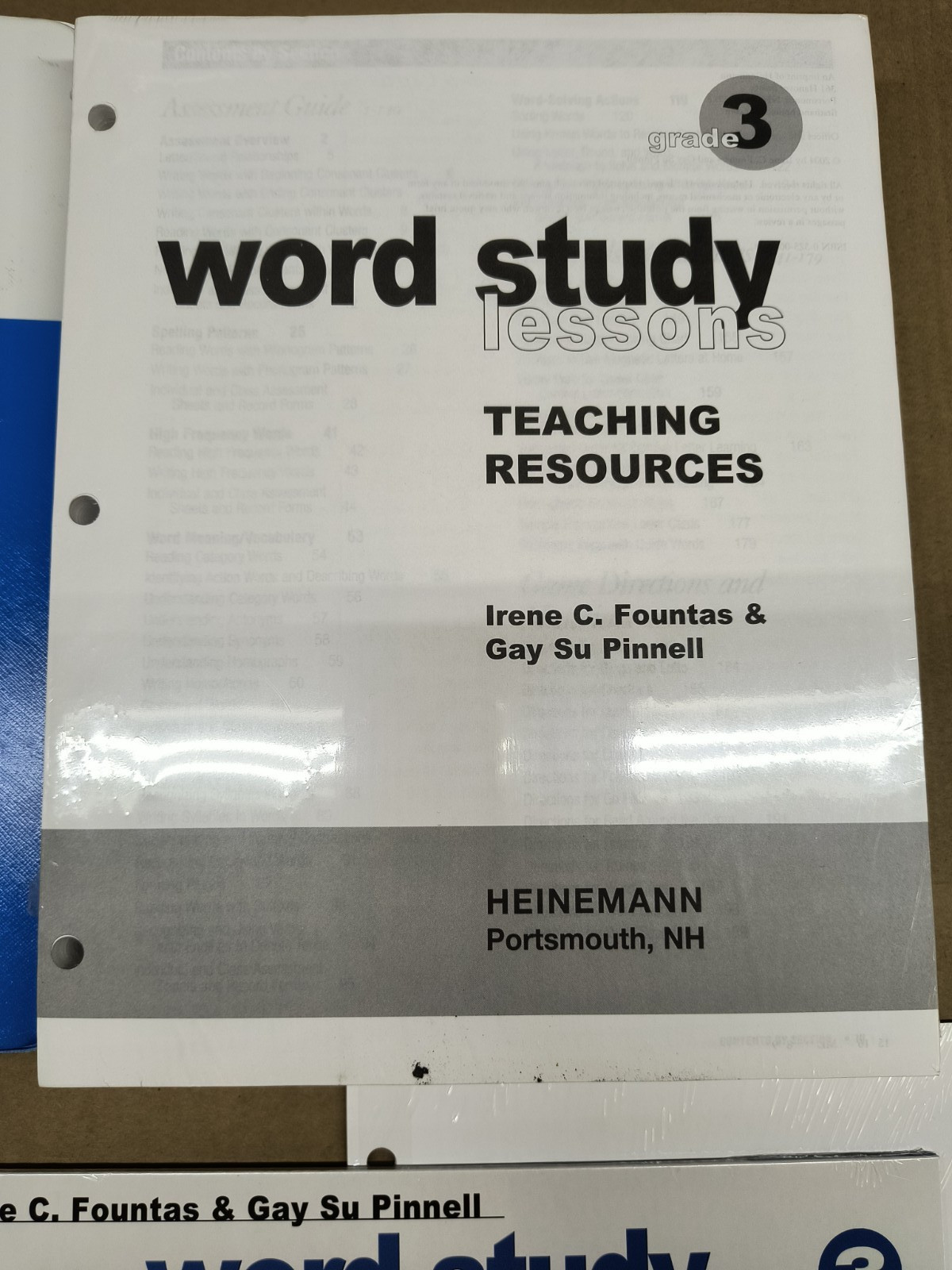 New Fountas & Pinnell Word Study Lessons Grade 3 Teachers Guides ELA