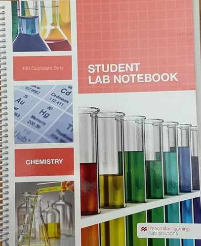 2024 – Student Lab Notebook Spiral Bound: 100 Carbonless Duplicate – Very Good h