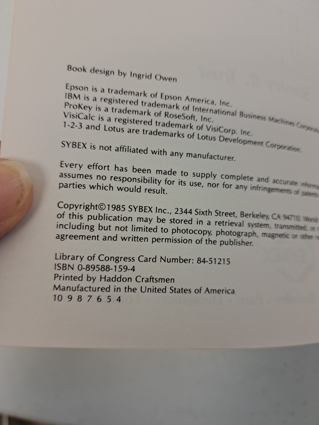 Advanced Business Models with 1-2-3 Sybex-Stanley Trost-1985-VTG-Database…