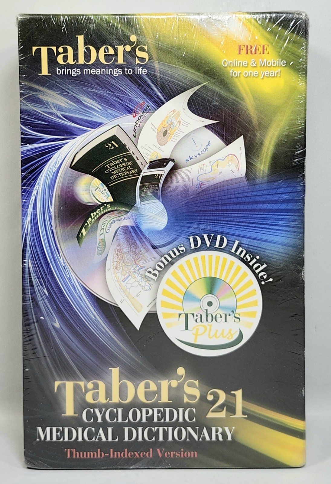 Taber’s 21 CYCLOPEDIC MEDICAL DICTIONARY Book DVD Thumb-Indexed F.A. Davis