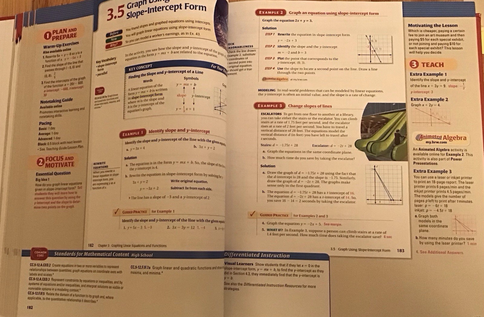 Holt McDougal Larson Algebra 1 Teacher Edition & Student Common Core Homeschool