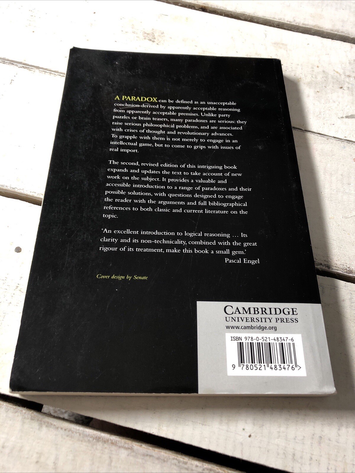Paradoxes R M Sainsbury Philosophy Paperback