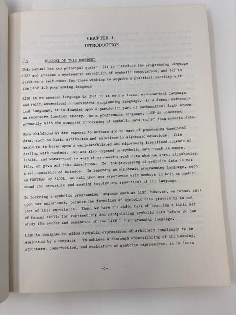 LISP 1.5 PRIMER BY CLARK WEISSMAN (1967, SC)-DICKENSON SR. IN COMPUTER & INFO SC