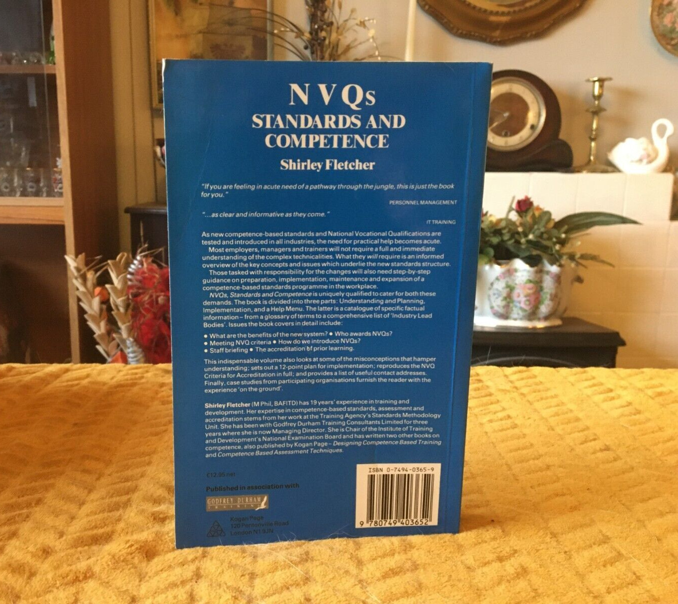 NVQ’s STANDARDS AND COMPETENCE SHIRLEY FLETCHER – KOGAN PAGE 1991