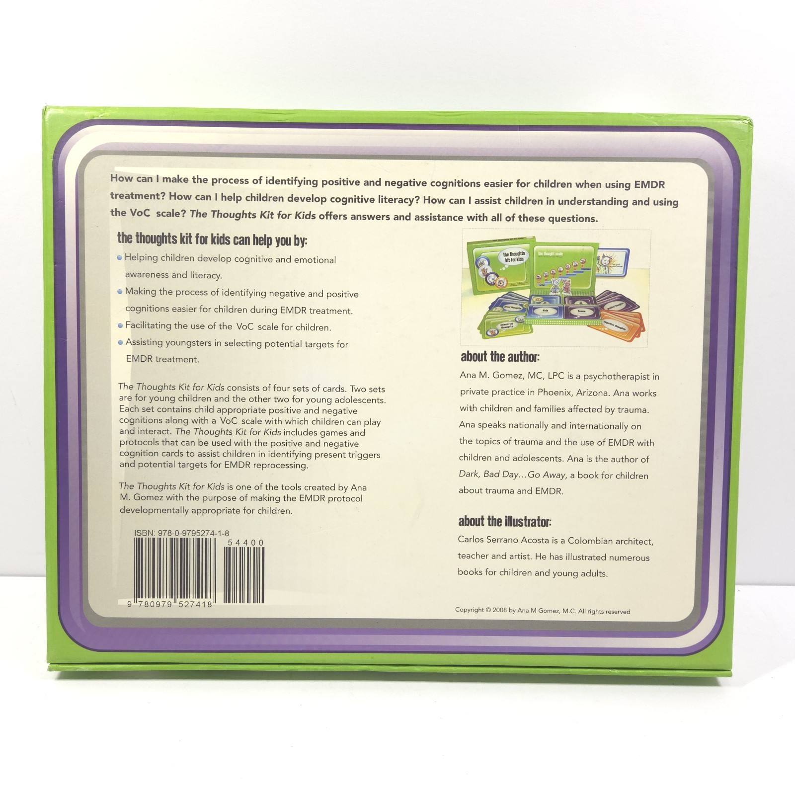 The Thoughts Kit for Kids by Ana M Gomez EMDR Treatment Therapy