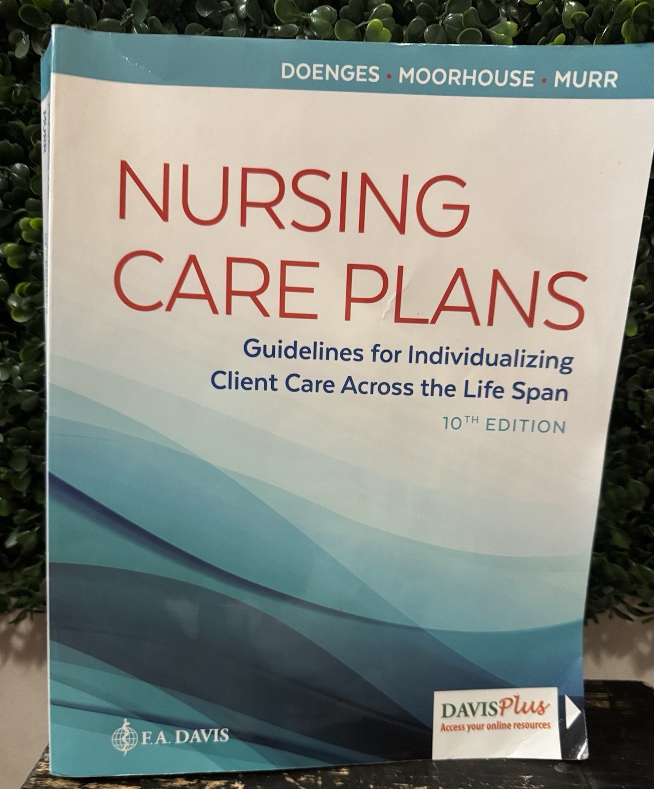 GUC F.A. DAVIS 10th Edition Nursing Care Plans PAPERBACK TEXTBOOK