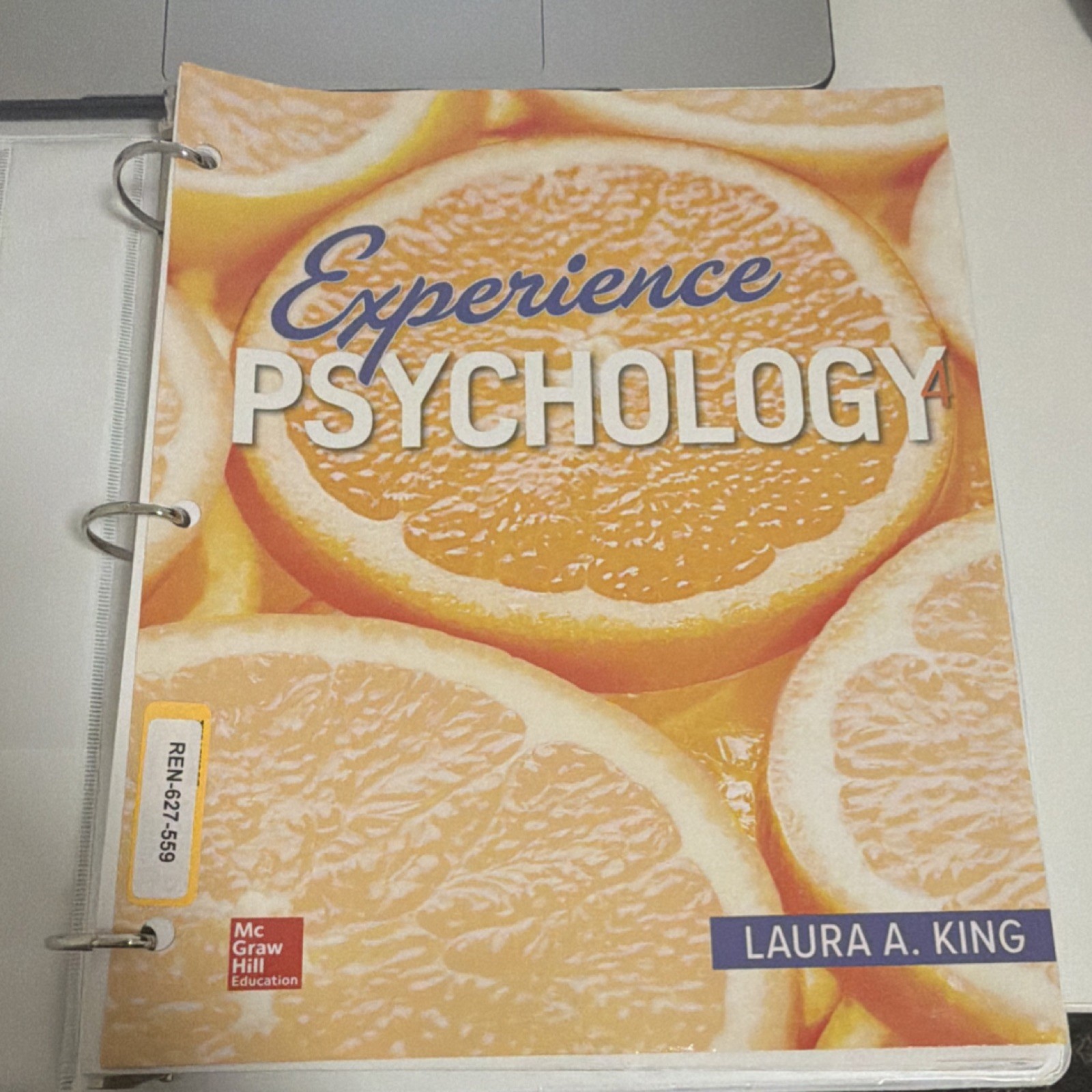 McGraw-Hill Experience Psychology Laura A. King Ringbound Loose-Leaf