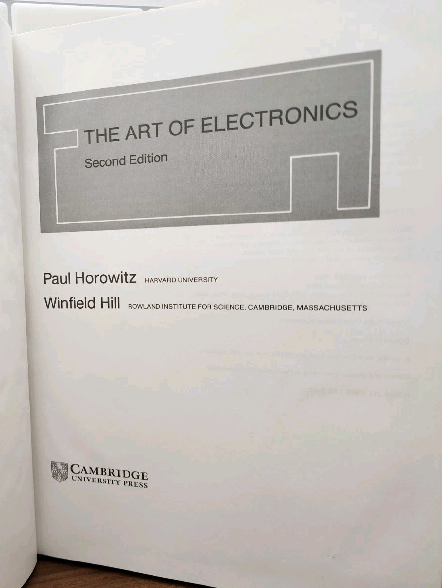 The Art of Electronics Paul Horowitz & Winfield Hill Second Ed (1989, Hardcover)