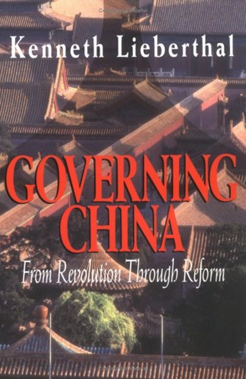 Governing China Paperback Kenneth Lieberthal