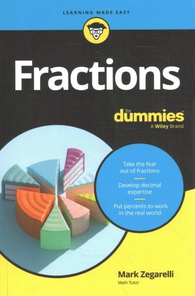Fractions for Dummies, Paperback by Zegarelli, Mark, Brand New, Free shipping…
