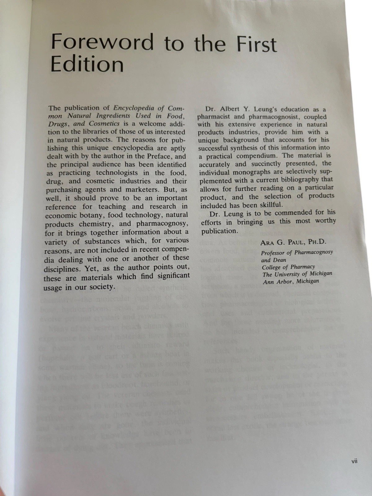 Encyclopedia of Common Natural Ingredients : Used in Food Drugs & Cosmetics