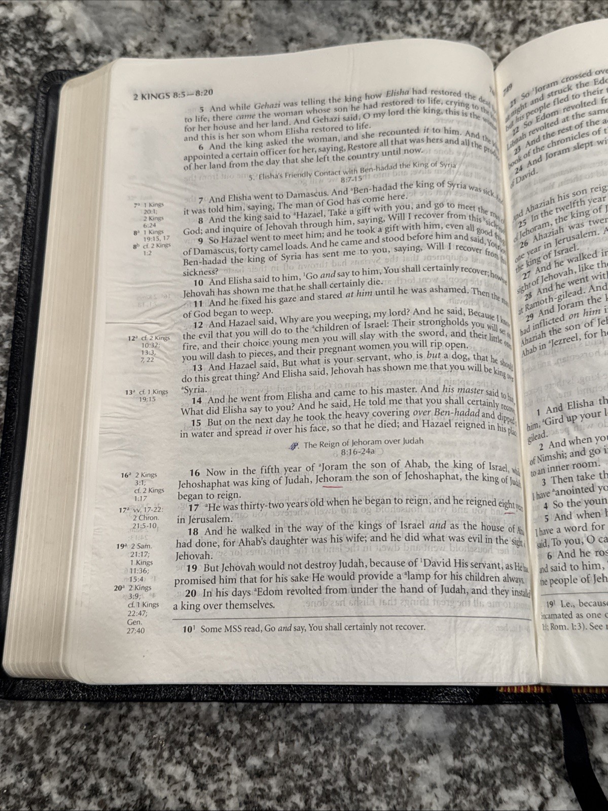 Holy Bible Recovery Version Bonded Leather Black 2003 Reference Notes LSM