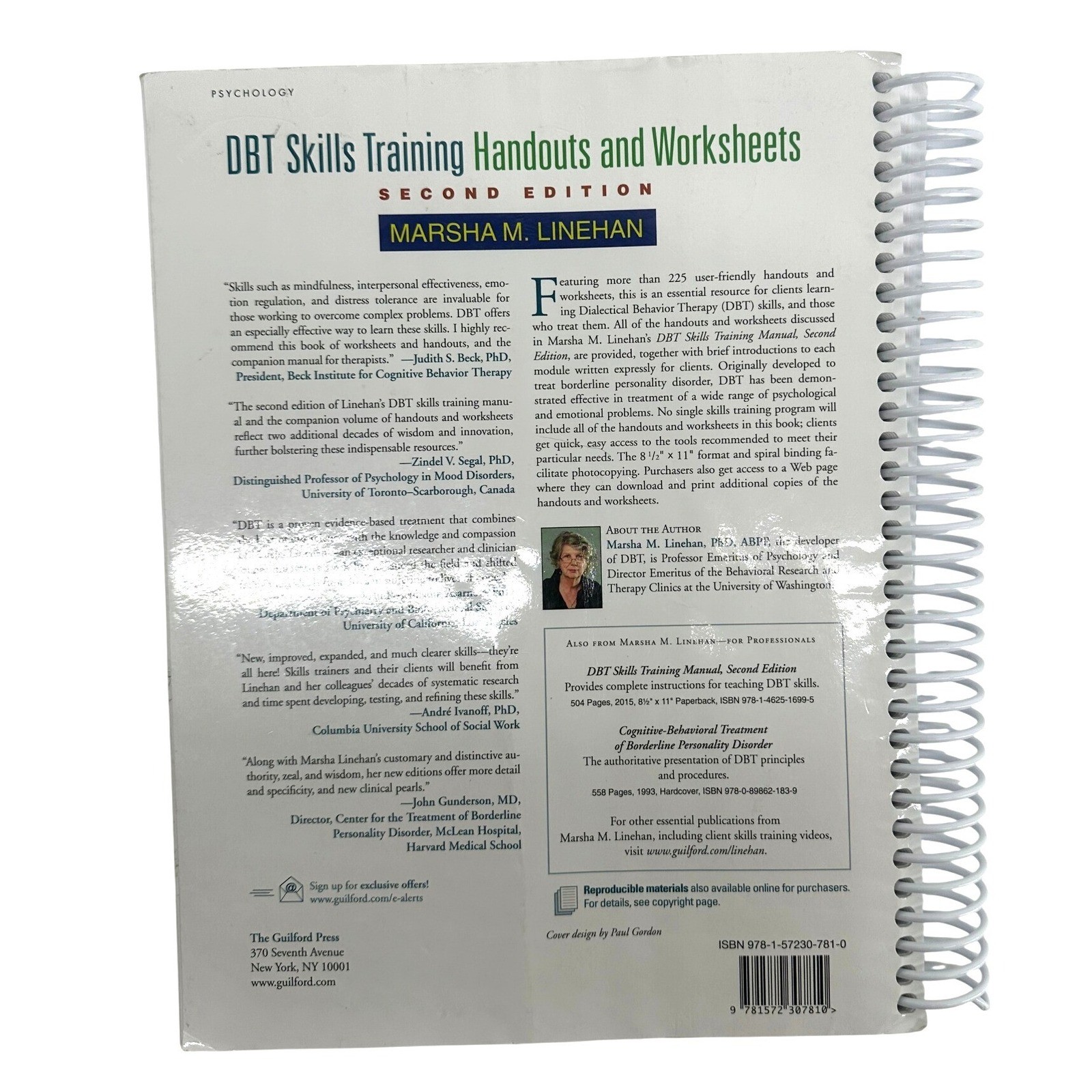 DBT Skills Training Handouts and Worksheets Second Edition Marsha M Linehan 2015