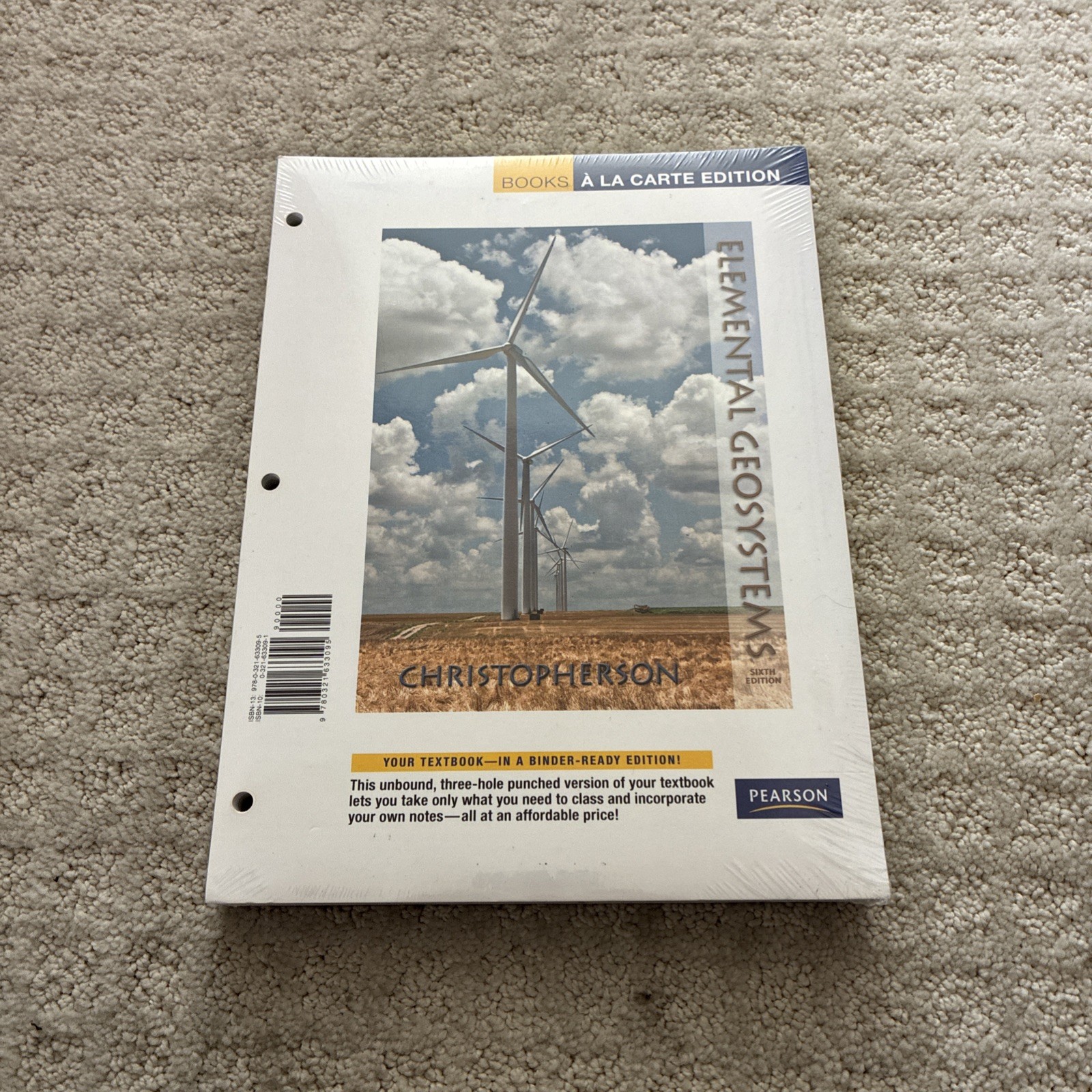 ELEMENTAL GEOSYSTEMS, BOOKS A LA CARTE EDITION (6TH By Robert W. Christopherson