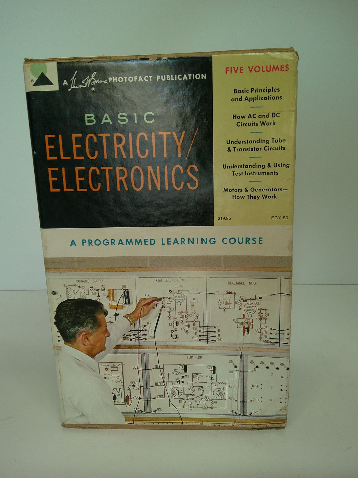 Vintage 5 Volume Howard W Sams & Co 1964 Basic Electricity/Electronics Book Set