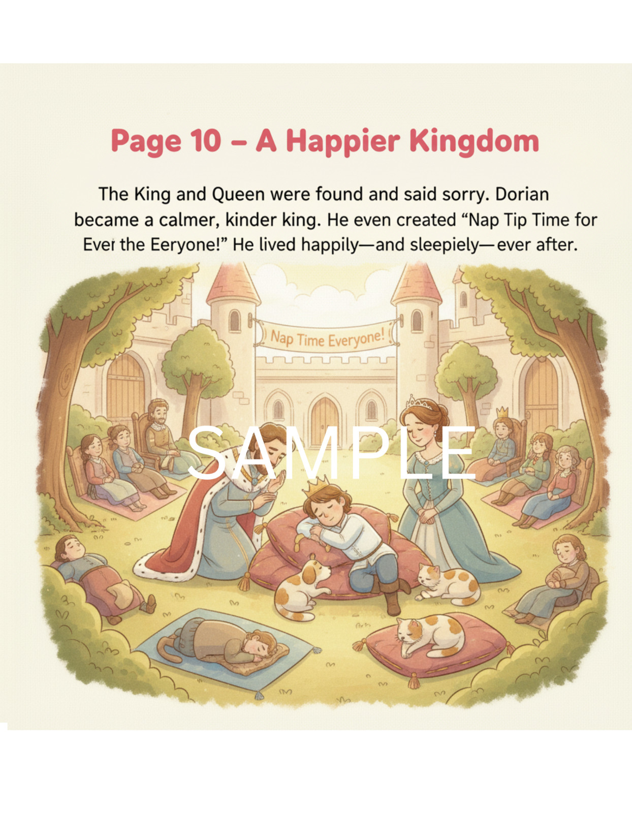 The Lazy Prince | Kids Storybook Book | Printable Digital Download