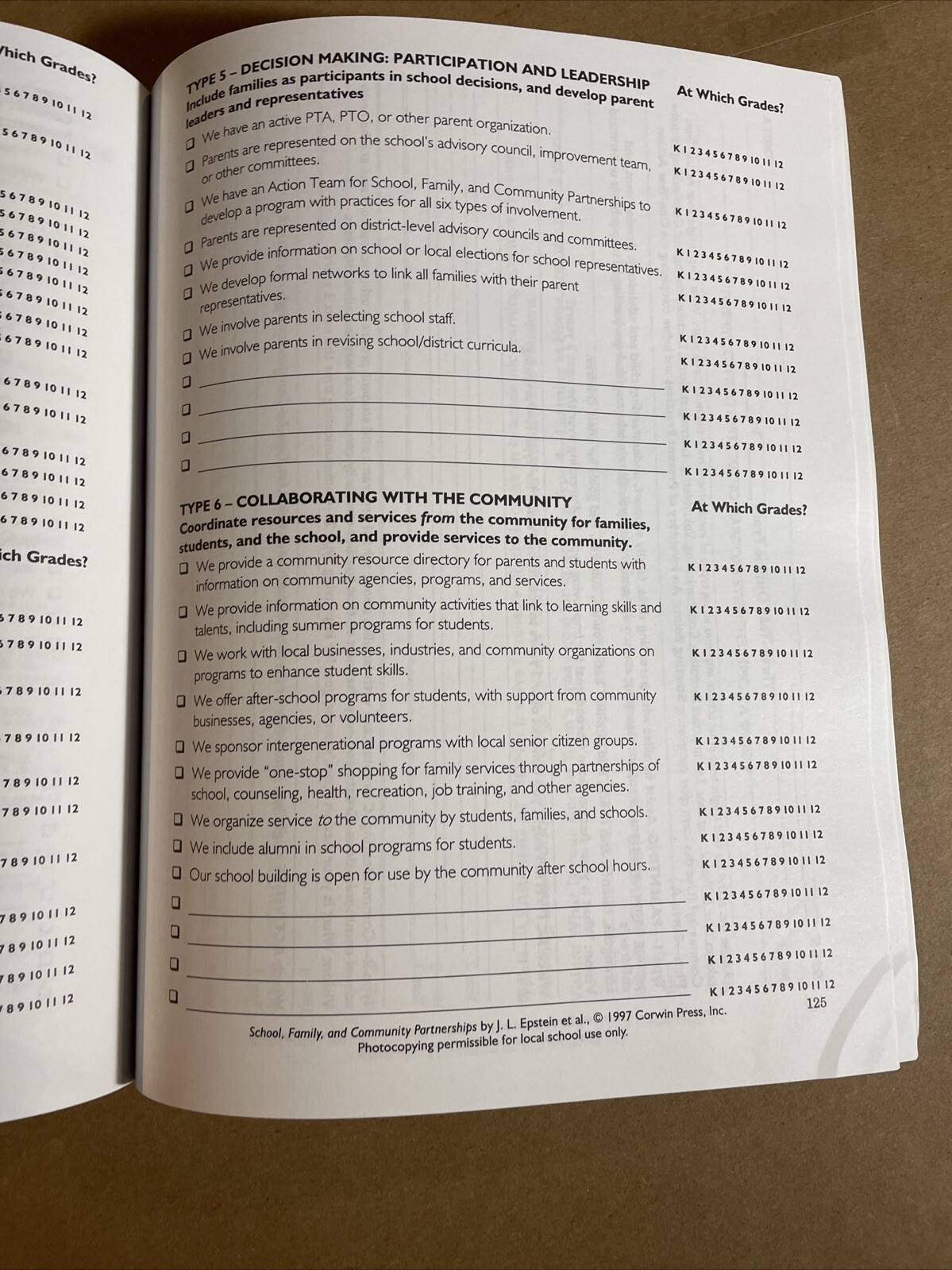 School Family And Community Partnerships Your Handbook For Action by Epstein