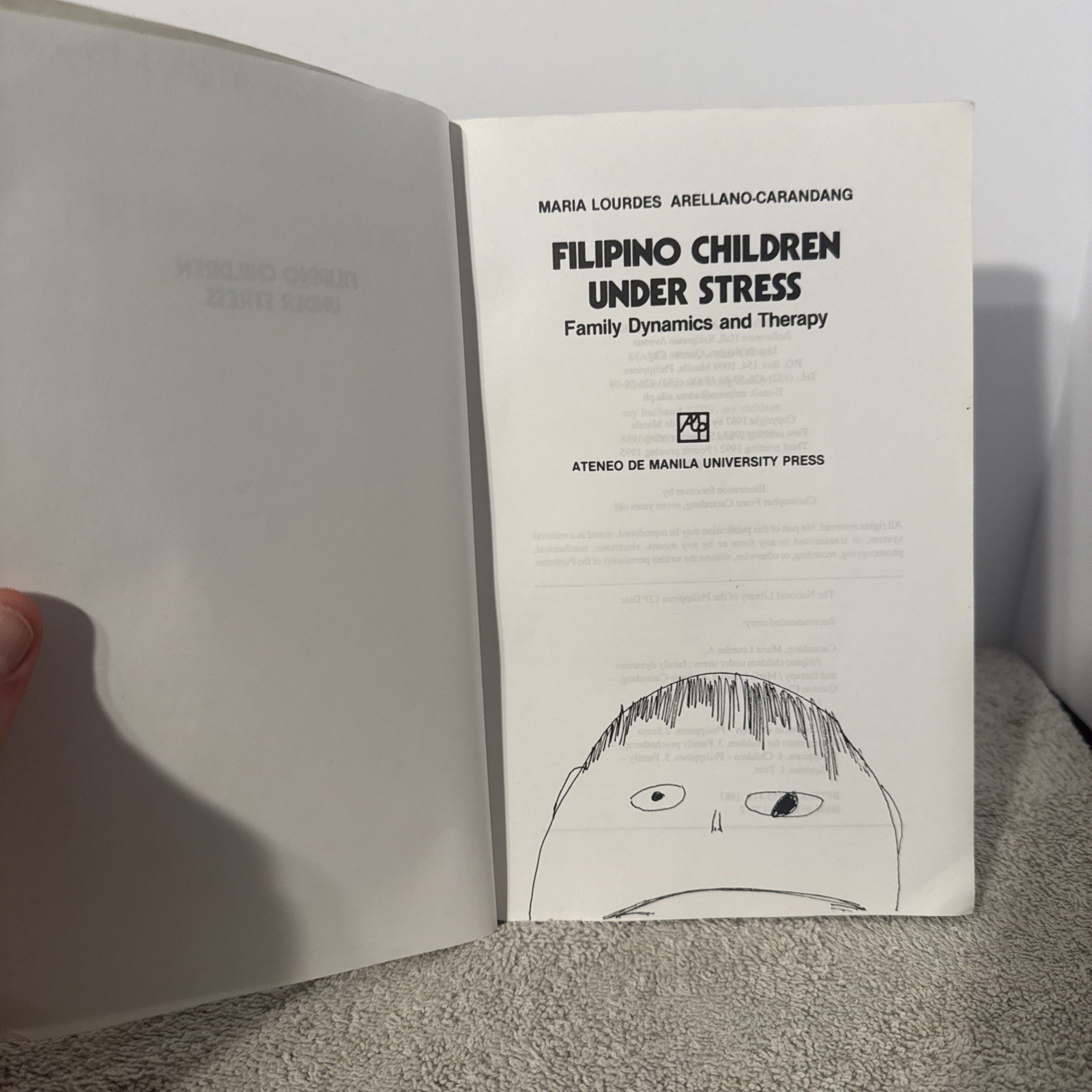 Filipino Children Under Stress Family Dynamics & Therapy Lourdes Paperback