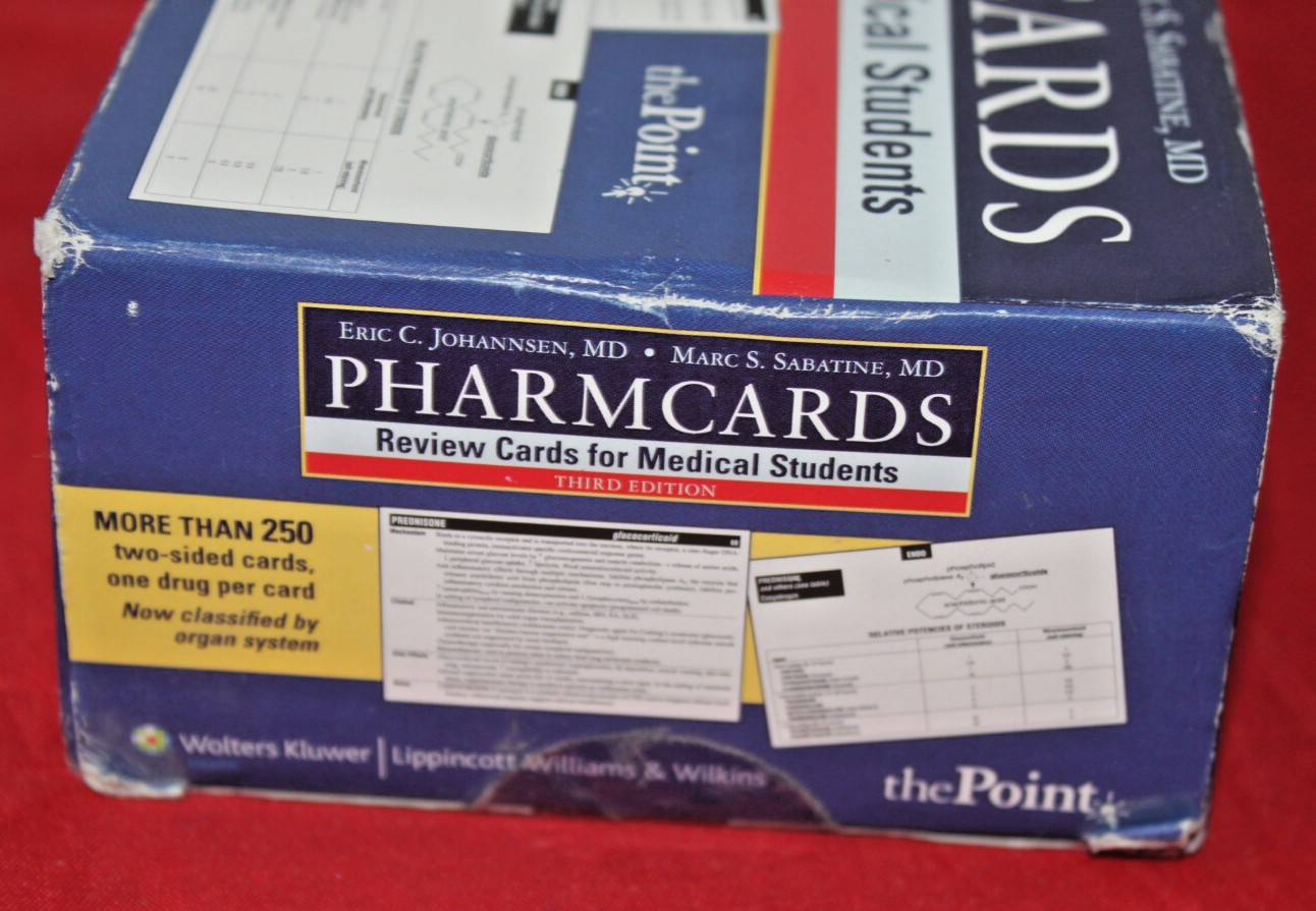 Pharmcards: Review Cards for Medical – Cards, by Johannsen M.D. Eric – Free Ship