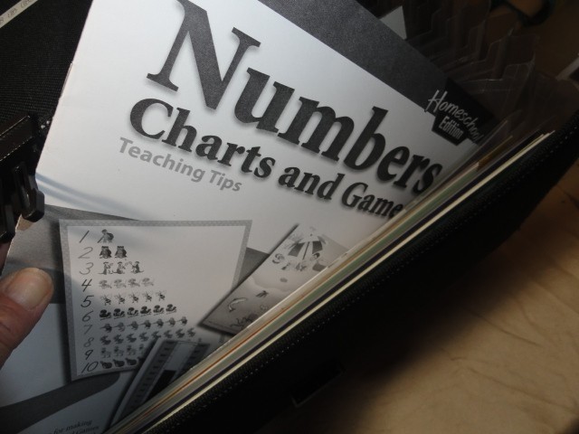 A BEKA LAMINATED NUMBERS / PHONICS CHARTS AND GAMES LARGE CARRY CASE FULL