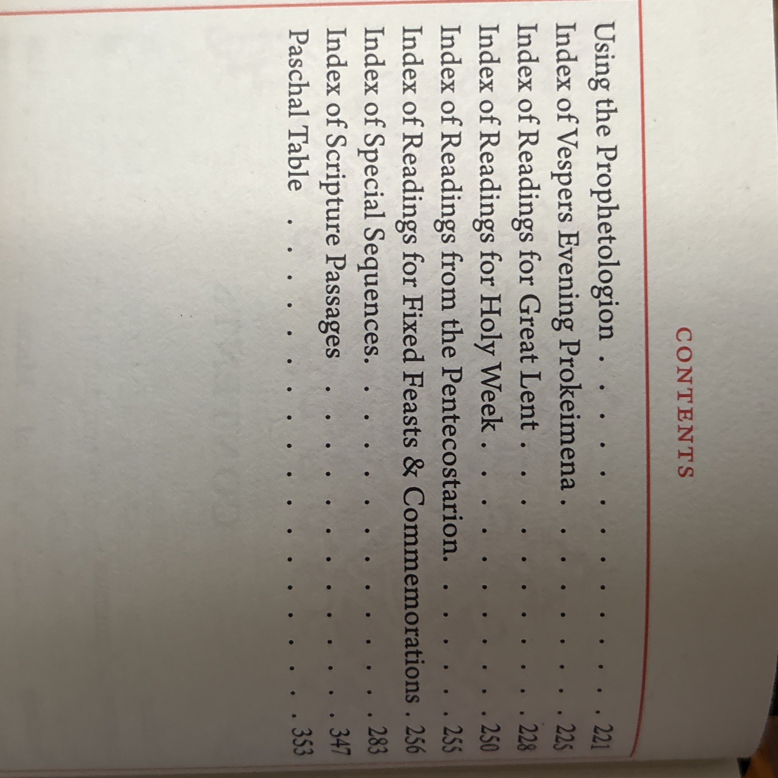 Prophetologion – Eastern Orthodox Old Testament Lectionary Liturgical Book 2020
