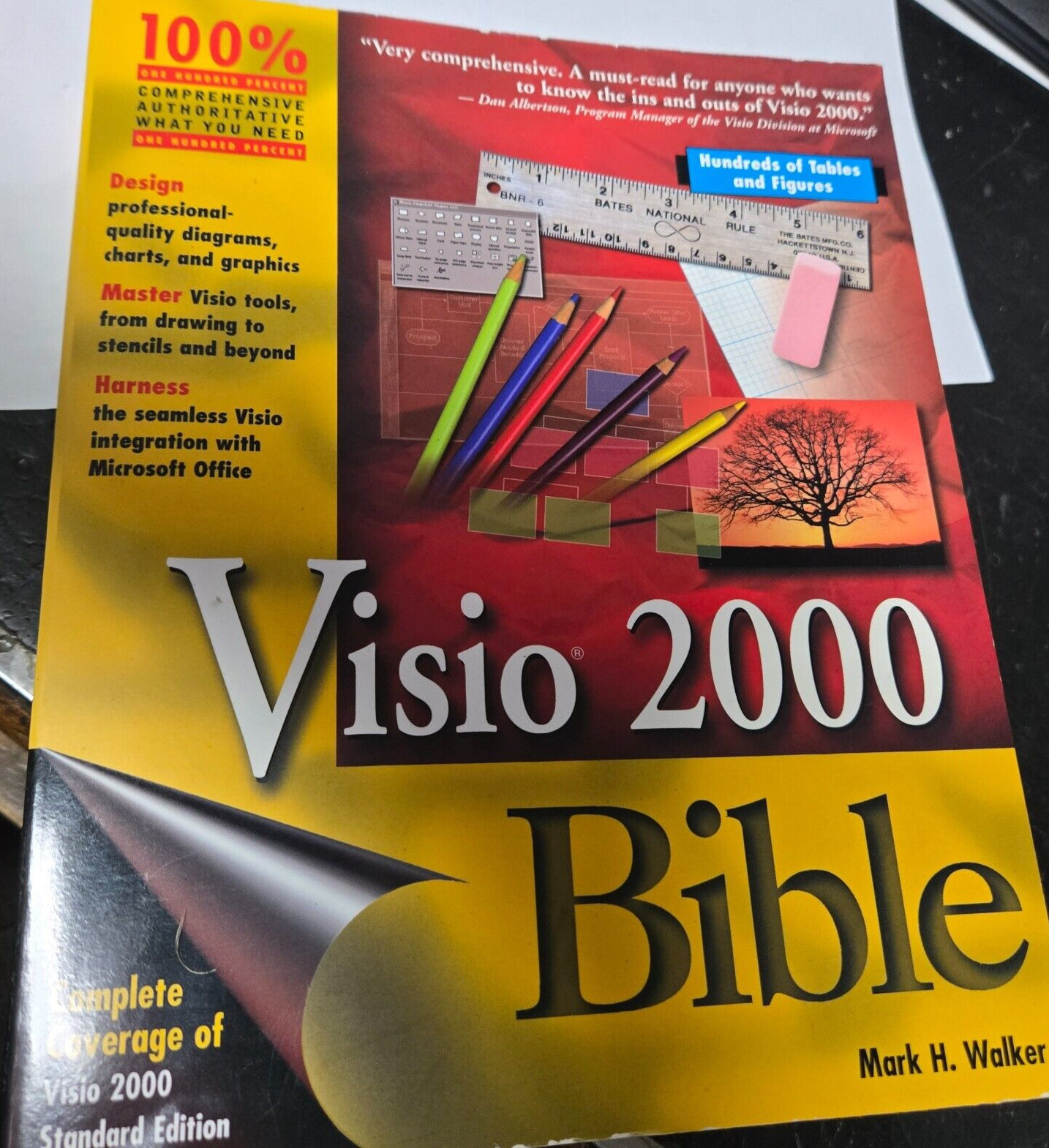 Visio 2000 Bible, Ex-Library, excellent condition 687 pgs
