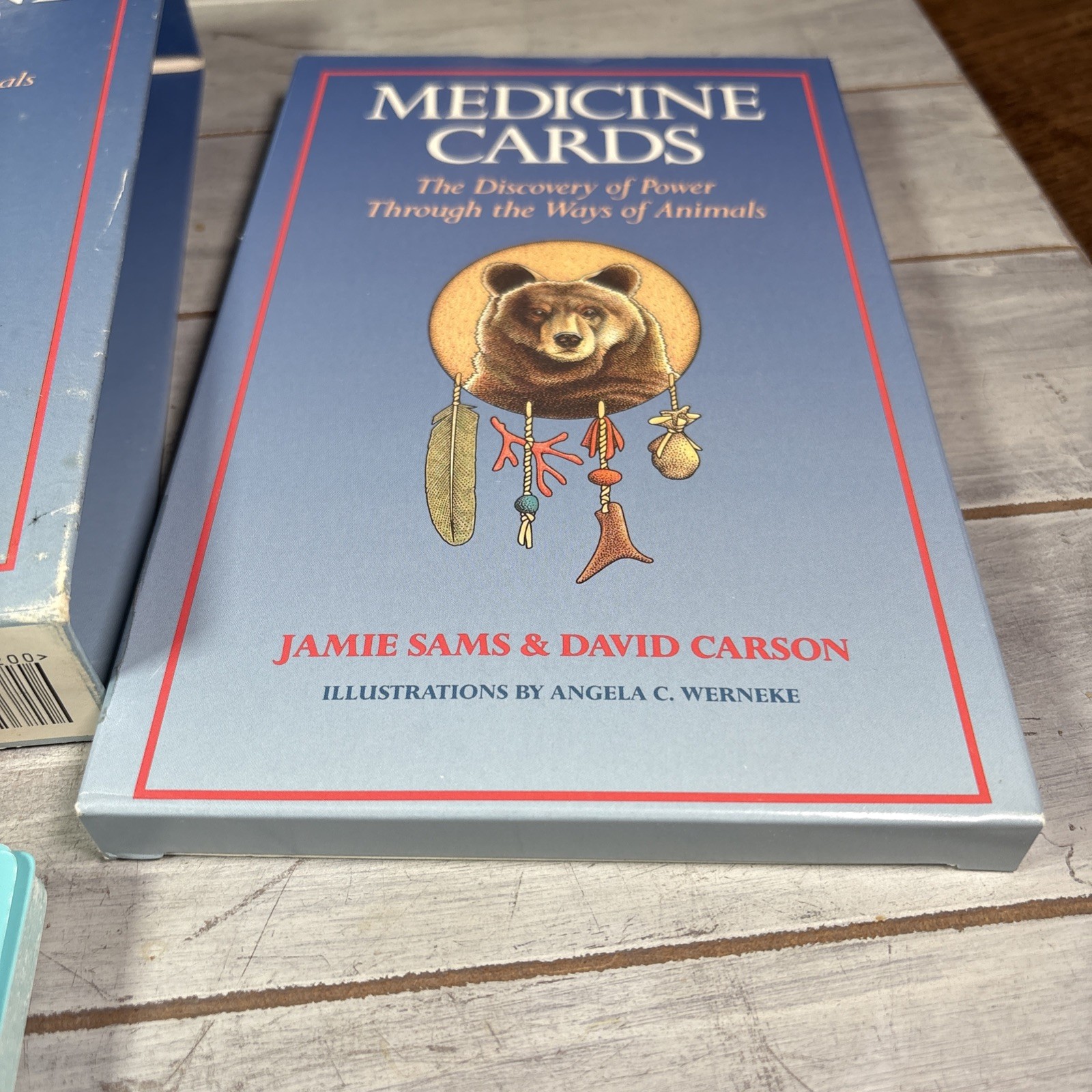 Medicine Cards Book & Card Deck SET by David Carson and Jamie Sams Revised 1988