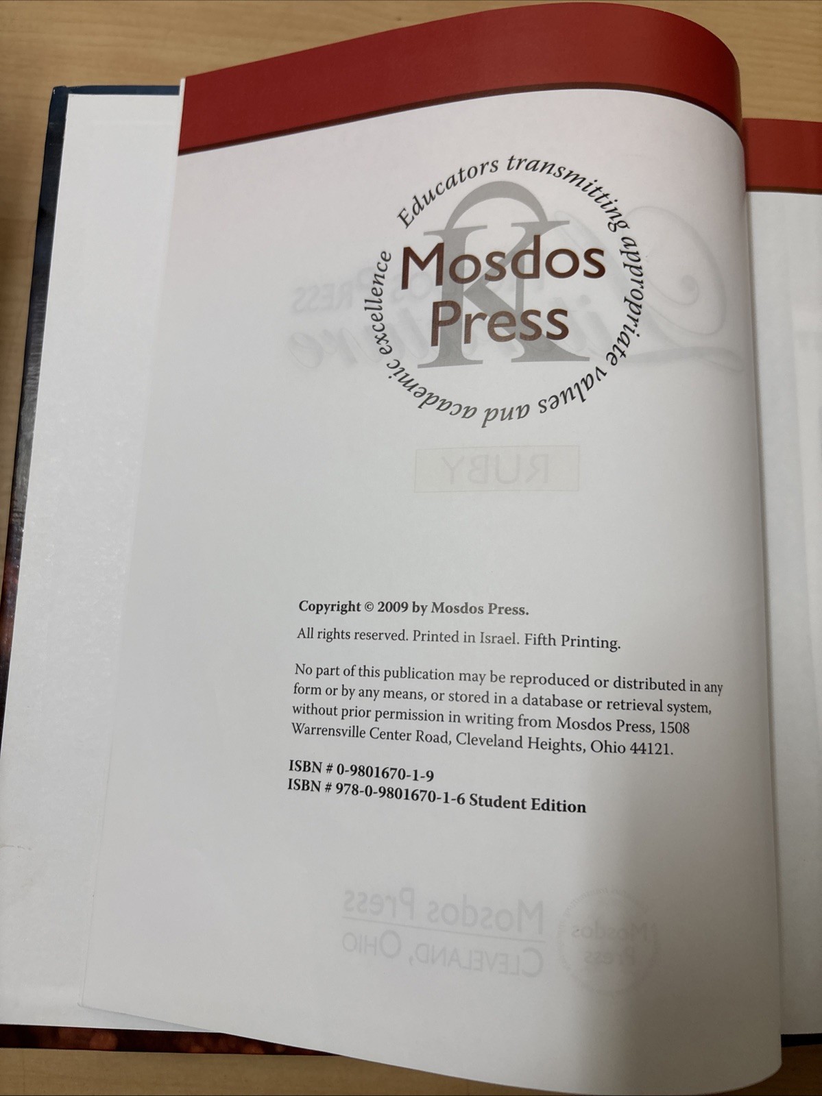 Lot 3 Mosdos Press Literature Ruby Student + Teacher’s Edition Part 1-2 Set Good