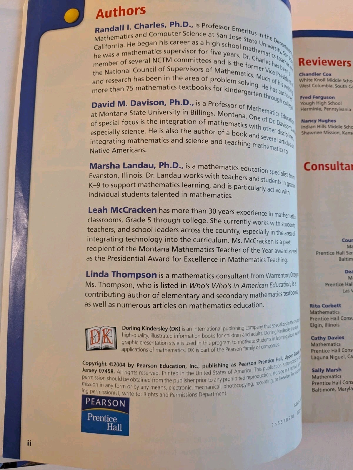 Prentice Hall Mathematics FLORIDA Pre-Algebra Student Textbook, 2004