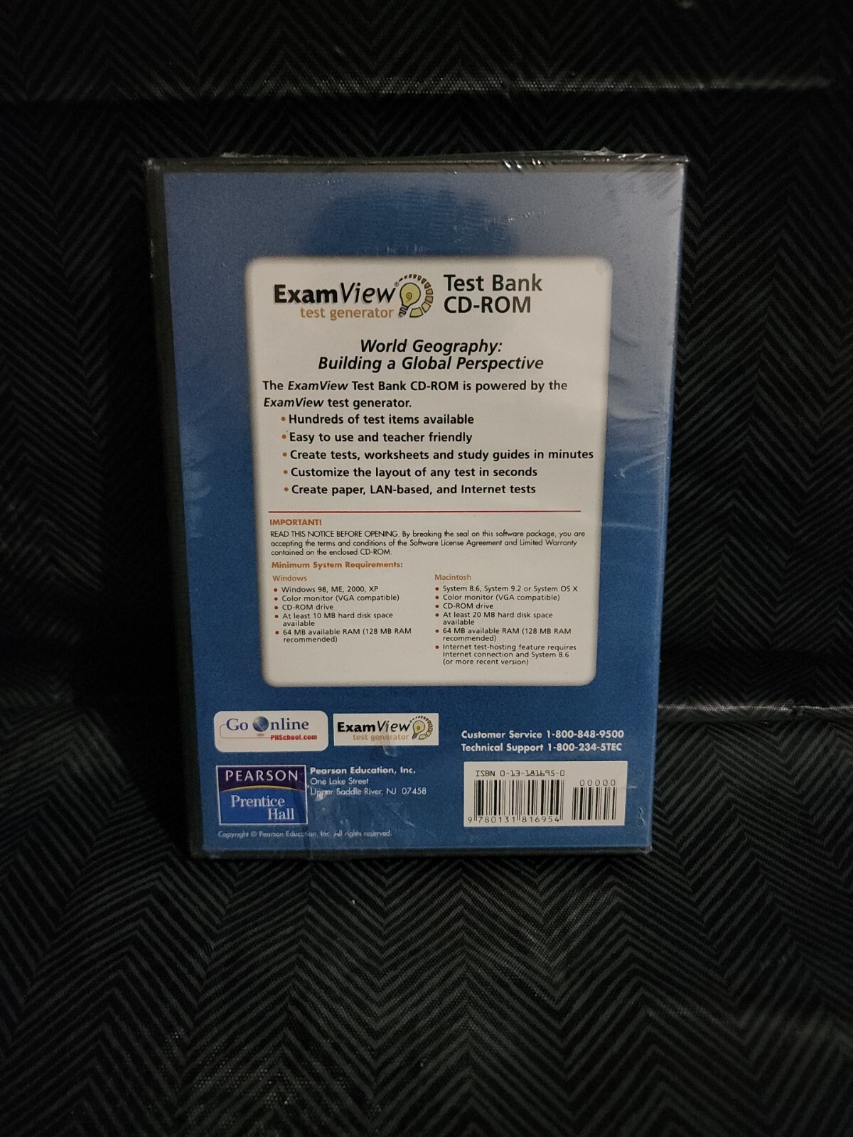 Prentice Hall World Geography by Prentice-Hall Staff (2004, CD-ROM)