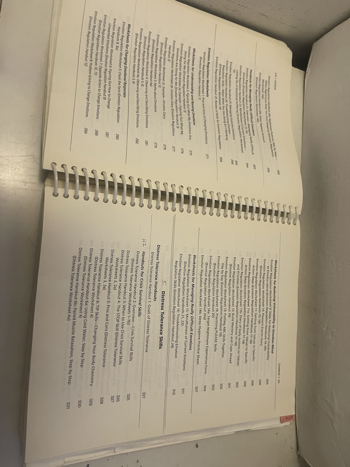 DBT Skills Training Handouts and Worksheets 2014 Spiral Bound Paperback