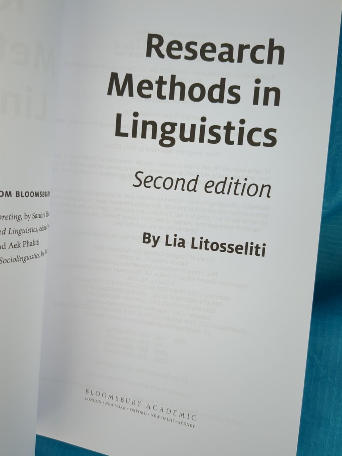 Research Methods in Linguistics: Second Edition Paperback / softback Book The