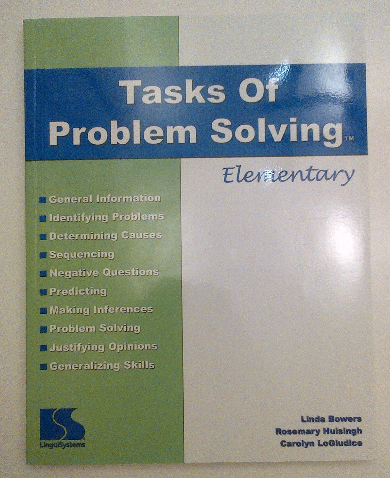 Tasks of Problem Solving; Elementary (Lingui Systems) – paperback Linda Bowe…