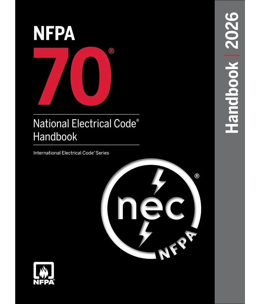 NFPA 70, National Electrical Code (NEC) Handbook 2026 Hardcover + Index tabs