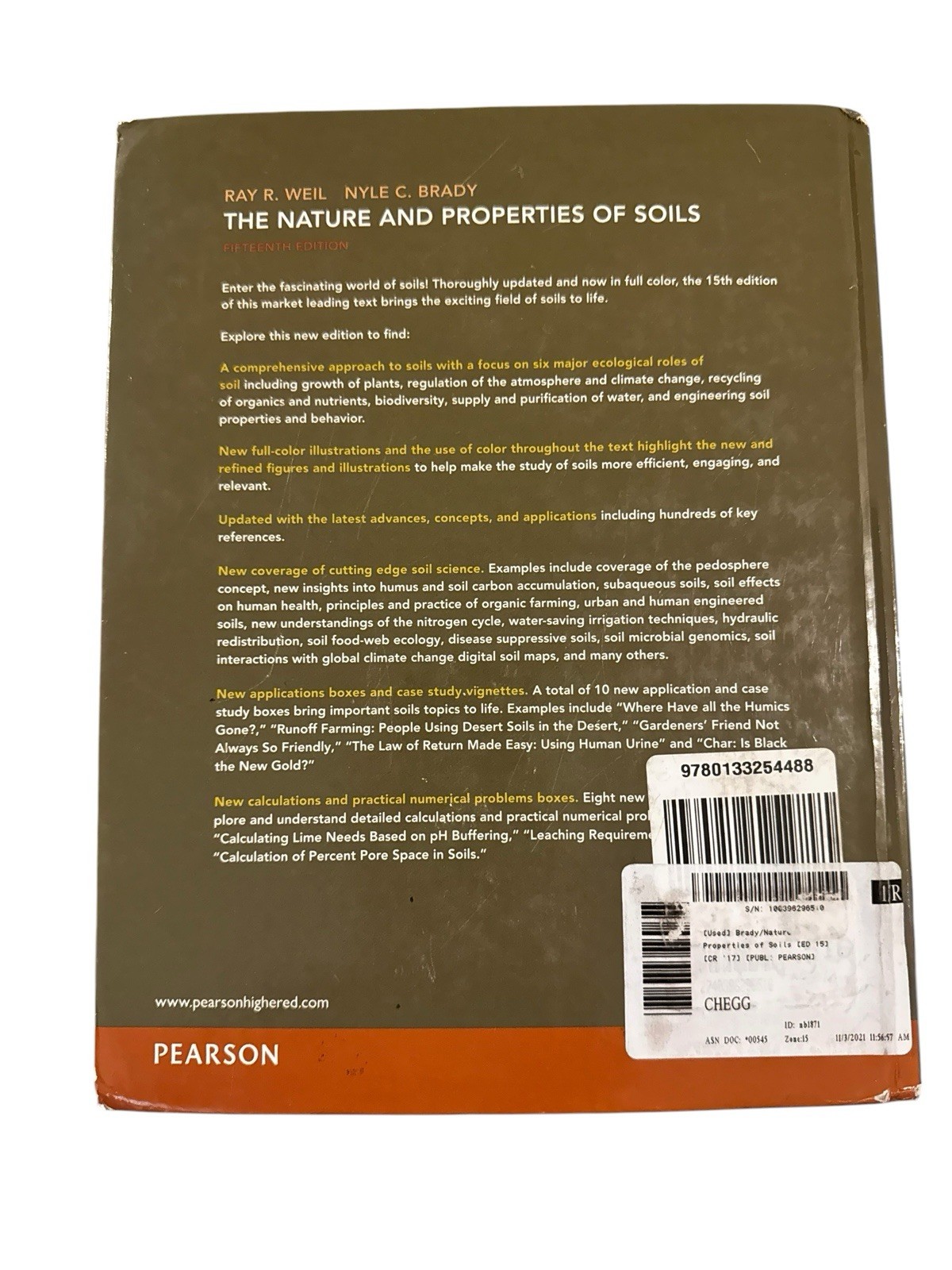 Nature and Properties of Soils by Nyle Brady Late, Ray Weil, Nyle Brady and…