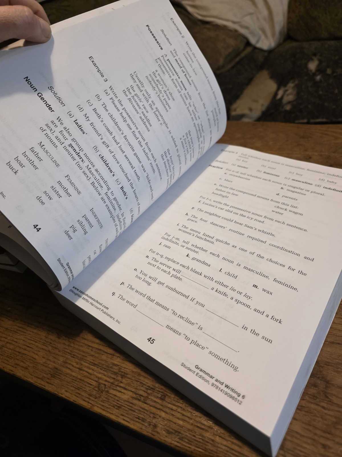Grammar and Writing 6 *Complete set* clean pages