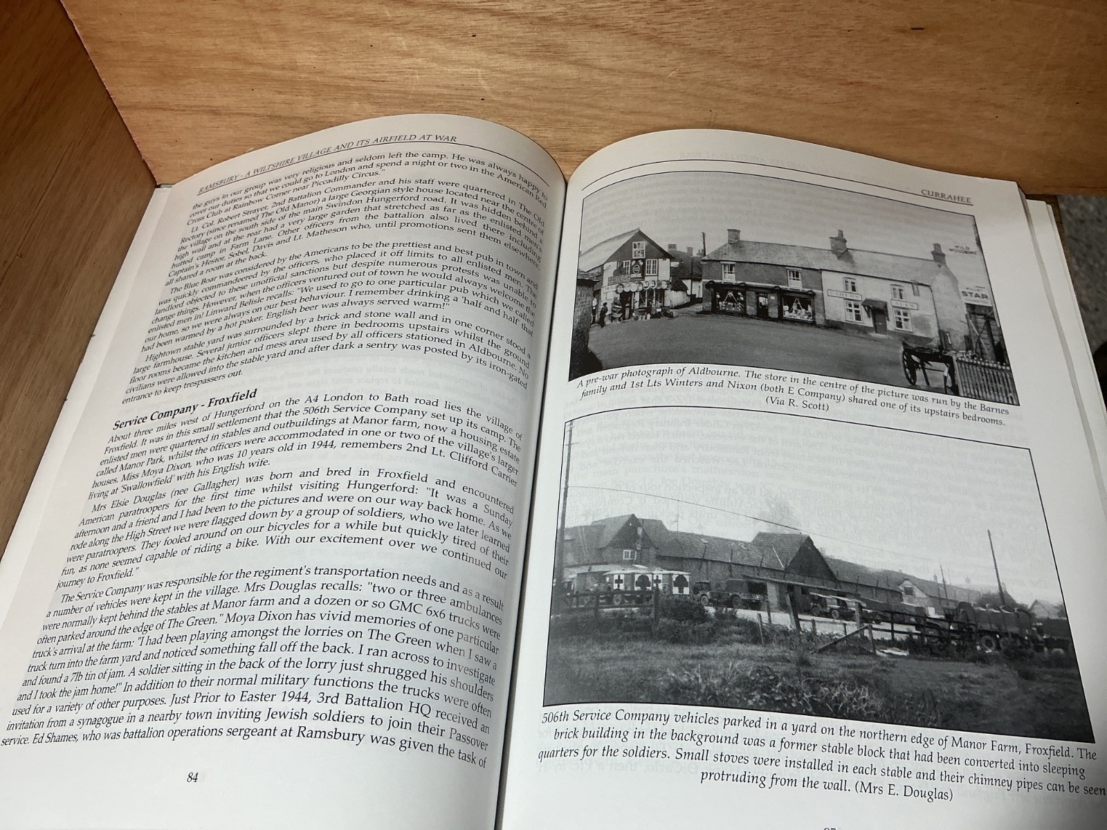Ramsbury at War Wiltshire Roger Day Band of Brothers 101st Airborne Division VGC