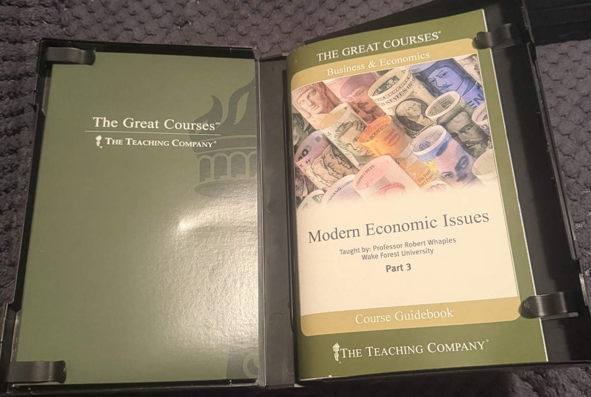 The Great Courses, Modern Economic Issues – Audio CD Set + Course Guidebooks