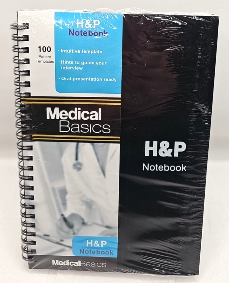 H&P Notebook Medical Basics Lot Of 5 Surgery ICU Pediatrics OBGYN Templates
