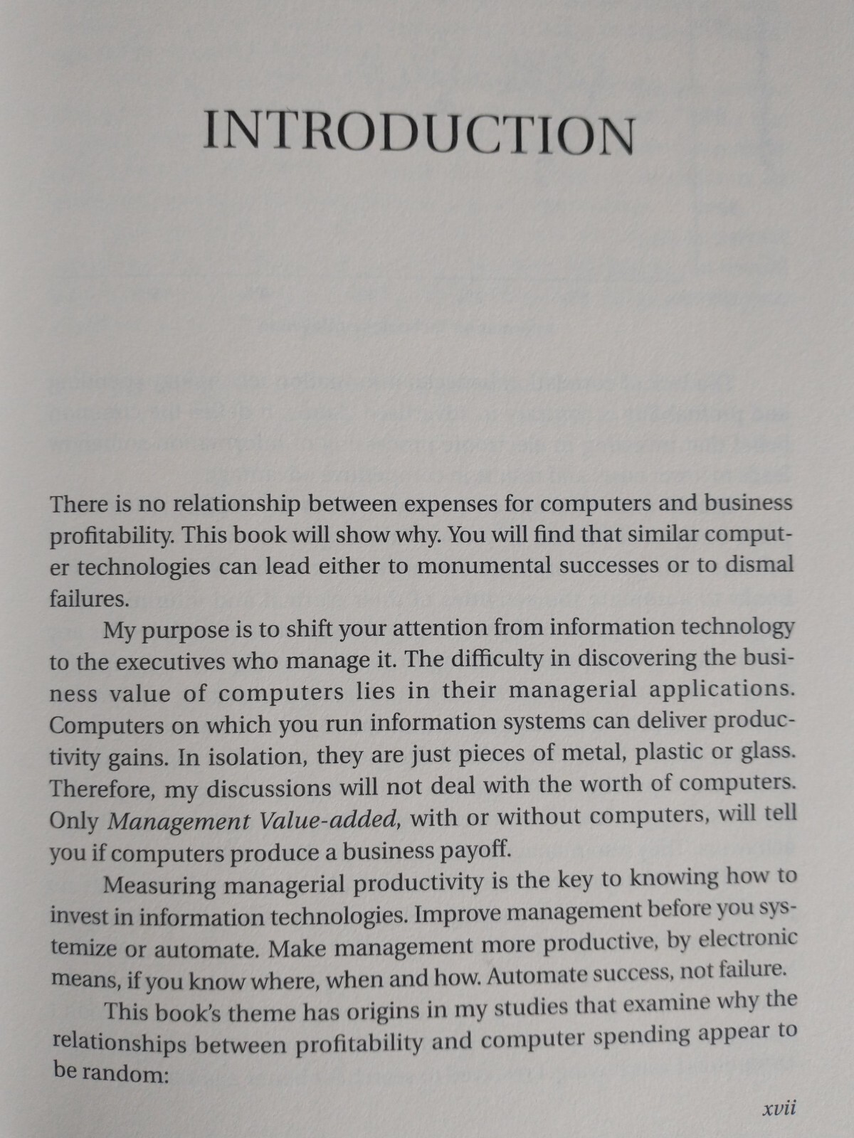 The Business Value of Computers by Paul A. Strassmann, 1990, hardcover