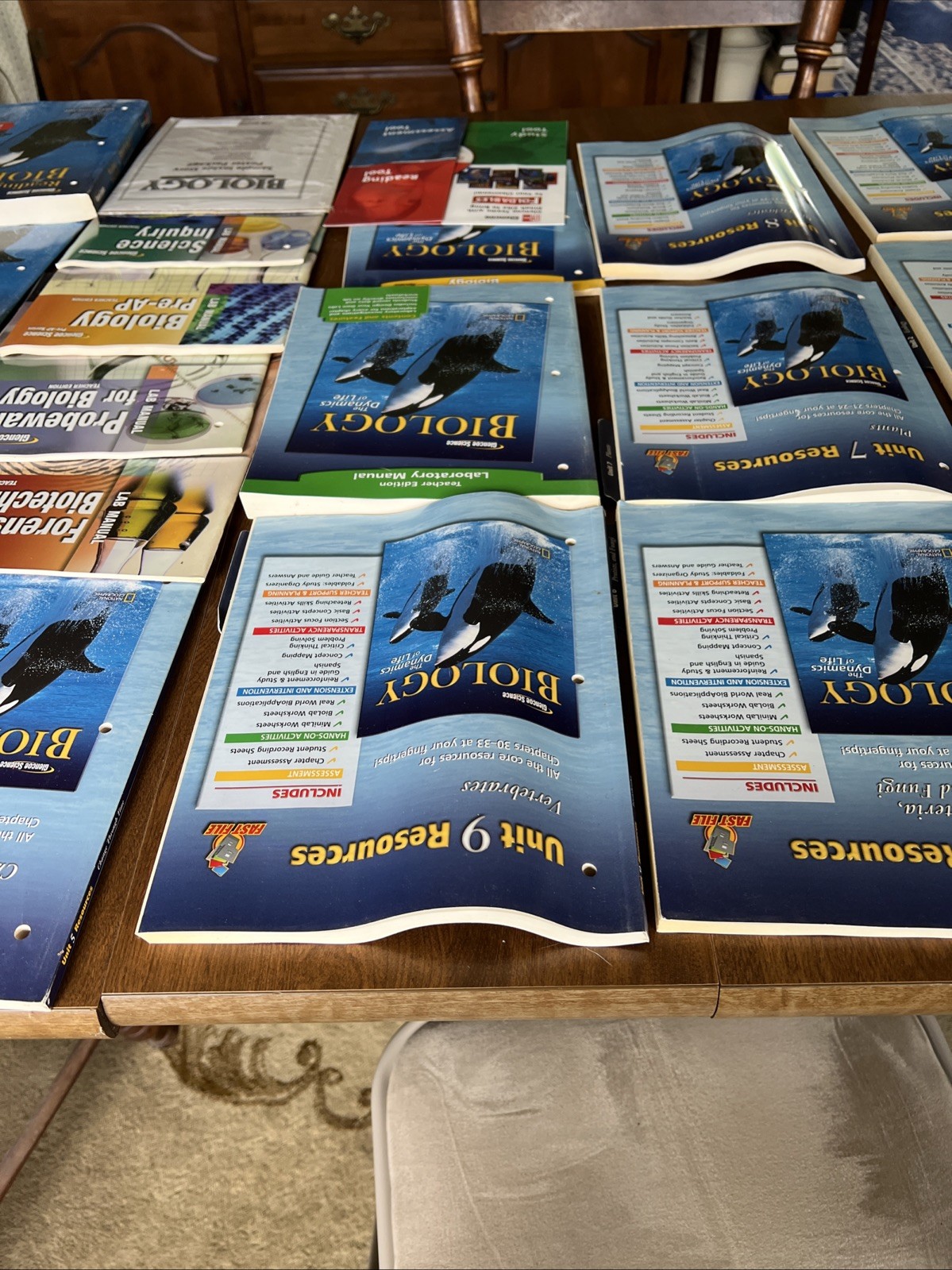 20 + Glencoe Biology Homeschool Curriculum Teacher Resource Lot Manuals McGraw