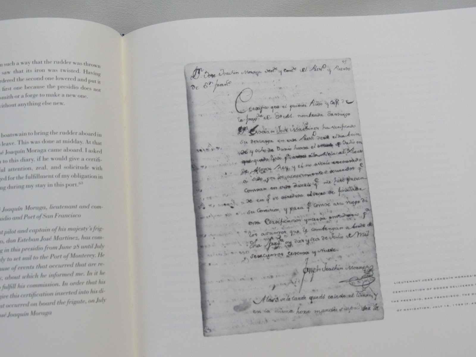 Esteban Martinez Fisher Voyage in 1779 to Supply ALTA California Log History