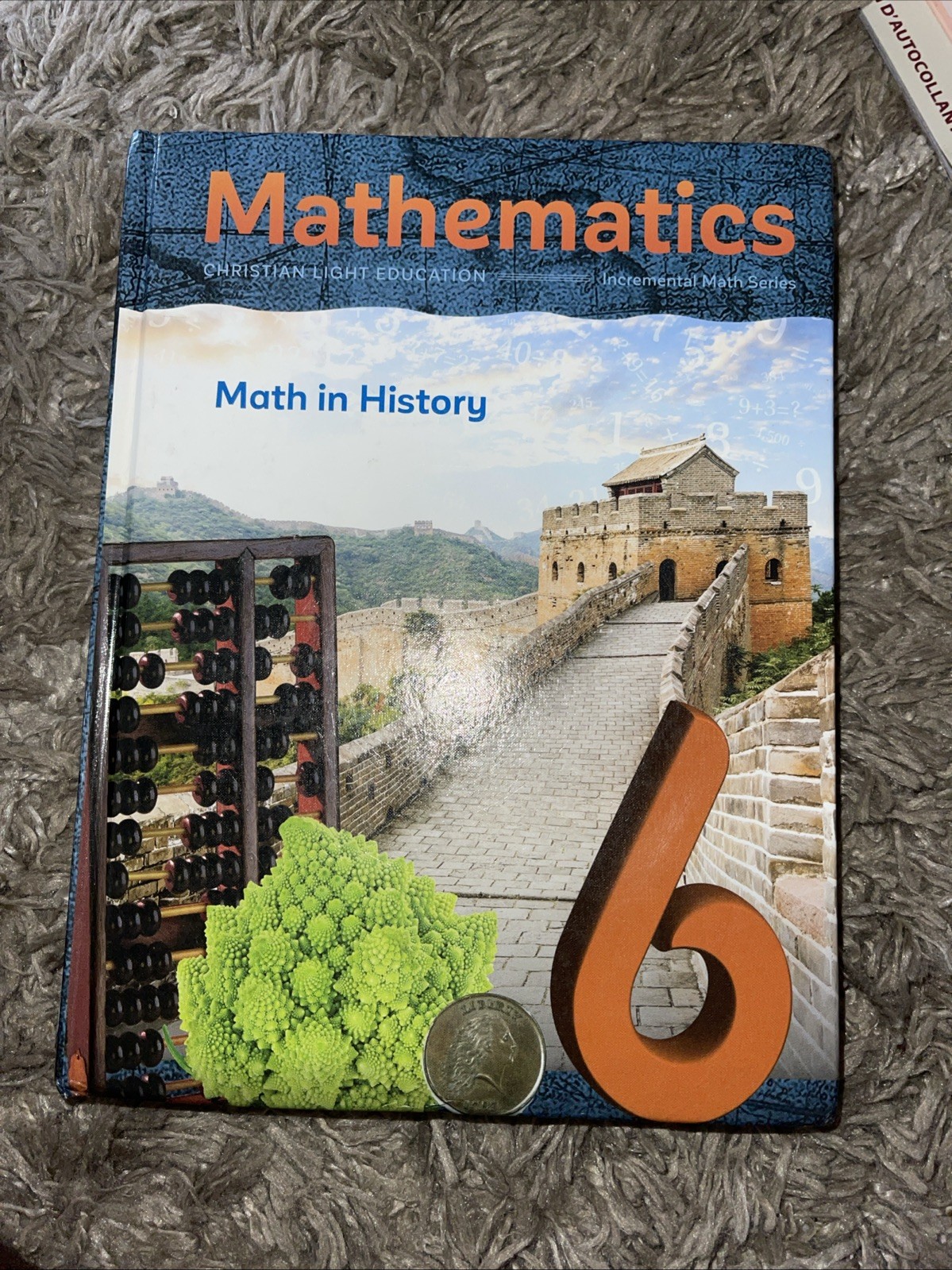 Christian Light Education Grade 6 Mathematics Math in History Hardcover CLE 📚