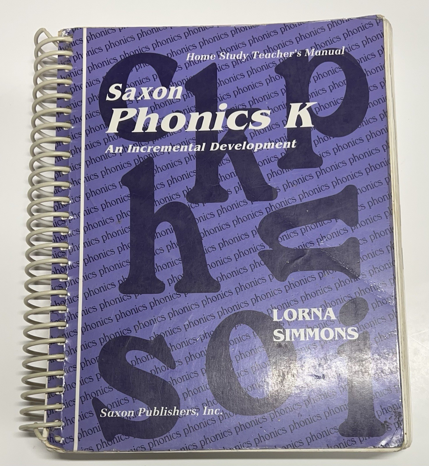 Saxon Phonics K SET student Workbook part 1 & 2 + Teacher’s manual kindergarten