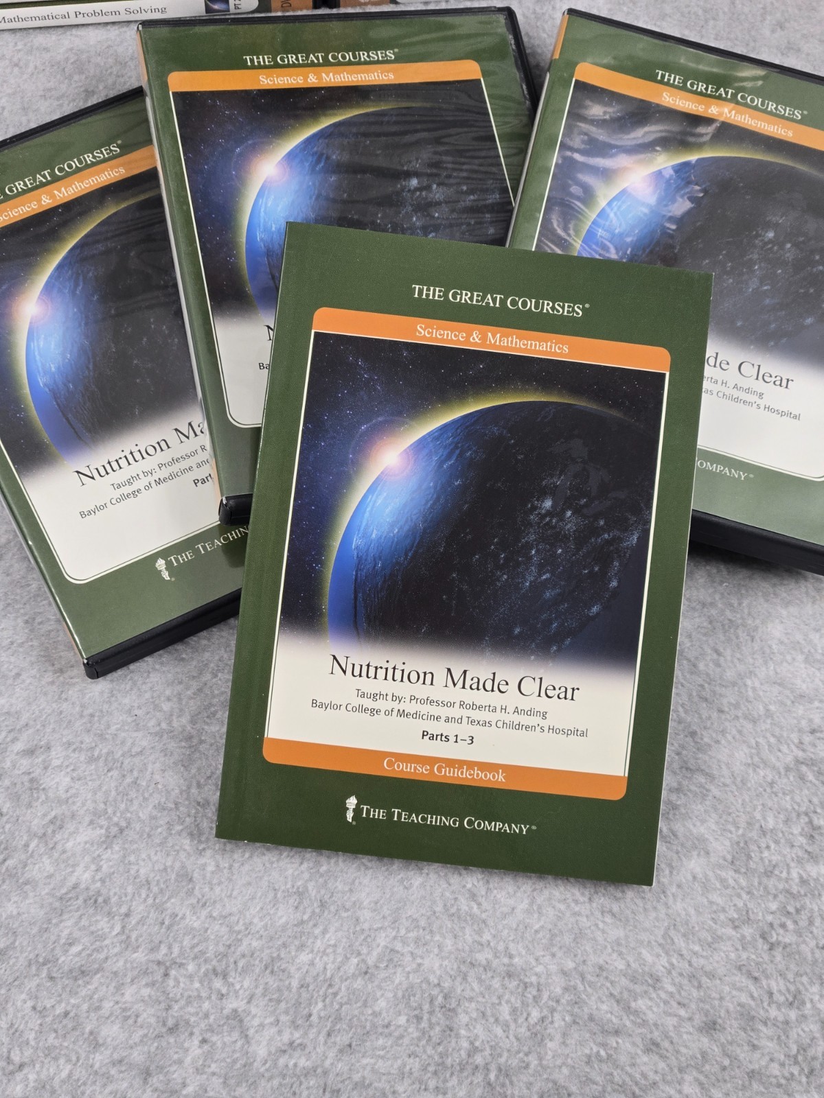 The Great Courses 23 Complete DVD Guidebook Sets Science Mathematics + Extras