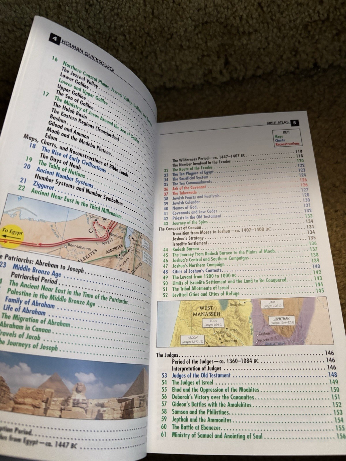 Brand New Bible Atlas Holman Quick Source Softcover Book Reference Study