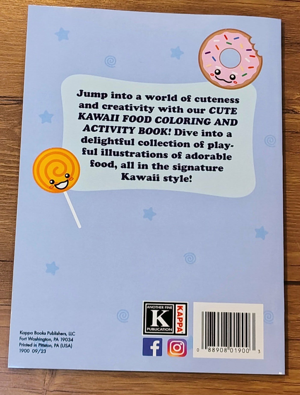 Cute Kawaii Food Coloring and Activity Book 80 Adorable pages of Fun